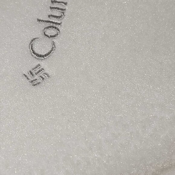 Columbia Warm Fleece Jacket Women's XL - 100% Polyester - White With Collar - Picture 5 of 11